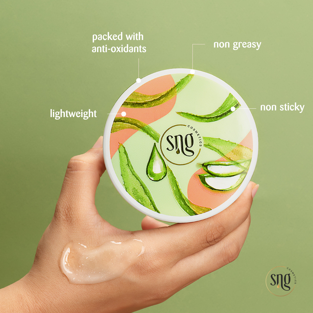 Oil Free Face Moisturiser with Aloevera and Niacinamide - 150 ml