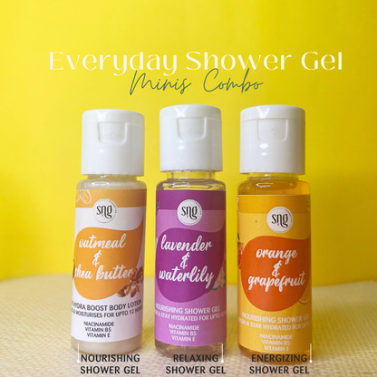 Everyday Shower Gel Minis (30ml + 30ml + 30ml)