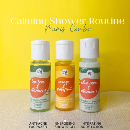 Calming Shower Routine Minis (30ml + 30ml + 30ml)