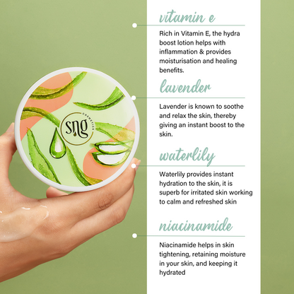 Rosemary & Geranium Facewash + Aloevera and Vitamin E Light Hydra Boost Face Moisturiser (100ml + 150ml)